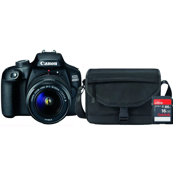 Canon EOS 4000D Starter Bundle