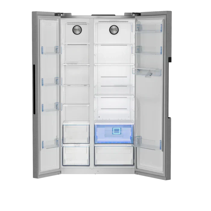 Defy 555L Side-By-Side Fridge F740 ECO M NL DFF547