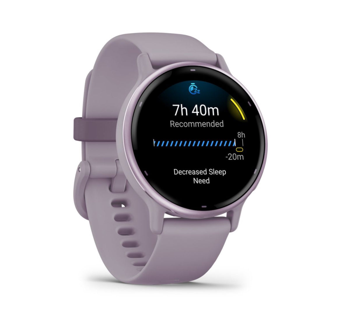 Garmin Vivoactive 5 - Metallic Orchid Aluminum Bezel with Orchid Case and Band